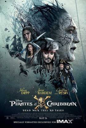 Pirates of the Caribbean POSTER LARGE Print on 36x24 INCHES Fine Art Print