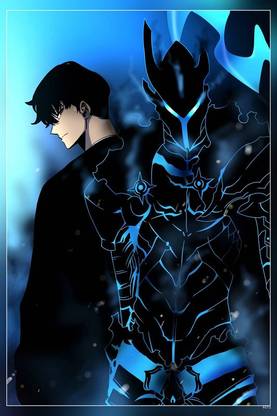 Sung Jin-Woo Solo Leveling Anime Matte Finish Poster P-9572 Paper Print