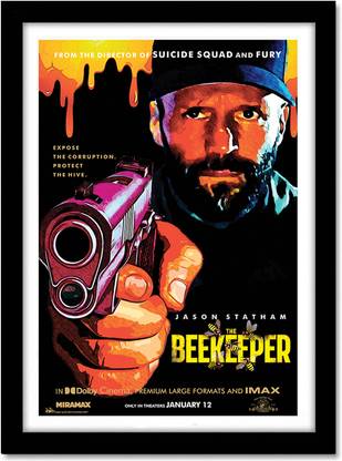 The Beekeeper Movie Series Pop Art Framed Poster For Room Office Home Decor Wall Painting Wallpaper Gift Item Paper Print