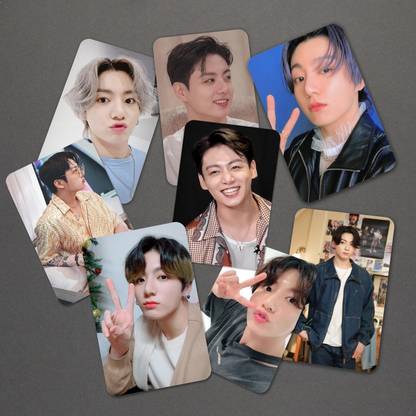 BTS "Jungkook" Member Photo Card Bias Pack ( Set of 16 + 2 Stickers ) Photographic Paper