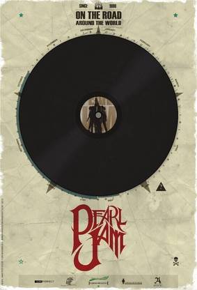 Poster Pearl Jam sl-13495 (LARGE Poster, 36x24 Inches, Banner Media, Multicolor) Fine Art Print