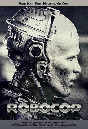 Poster Robo Cop sl-10032 (Large Poster, 36x24 Inch, Banner Media Print, Multicolor) Fine Art Print