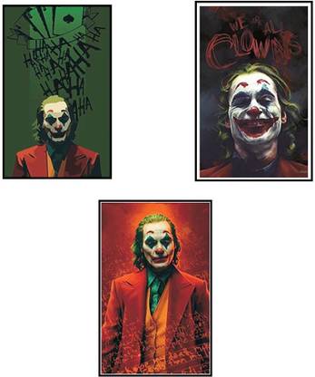 'Cartoon Posters' (Pack of 3) for Room & Office Paper Print