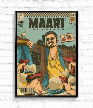Maari 2 Comics Poster Photographic Paper