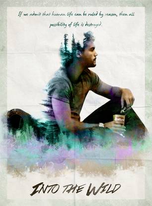 Into The Wild Movie Poster A3 Photographic Paper