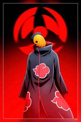 Tobi Akatsuki Anime Kakashi Kamui Mangekyou Naruto Obito Sharingan Uchiha Matte Finish Poster Paper Print