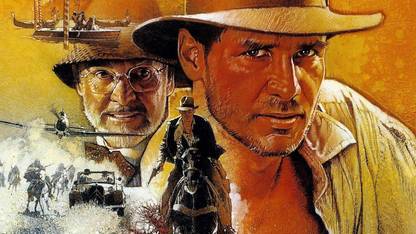 Poster Indiana Jones Indiana Jones And The Last Crusade Harrison Ford Sean Connery Large Poster sl-8312 (Large Print, 36x24 Inches, Banner Media, Multicolor) Fine Art Print