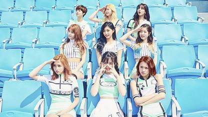 k pop twice wallpaper Paper Print