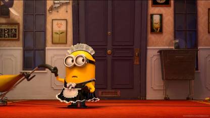 Poster Adespicable Minions Tvshows Galaxy Samsung sl-6767 (Large Print, 36x24, Banner Media, Multicolor) Fine Art Print