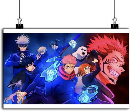 Team (JJK) | Jujutsu Kaisen Team | Paper Print
