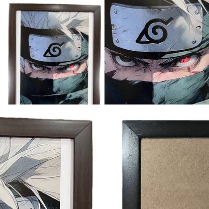 Kakashi Hatake from Naruto 49*35 photo frame Paper Print
