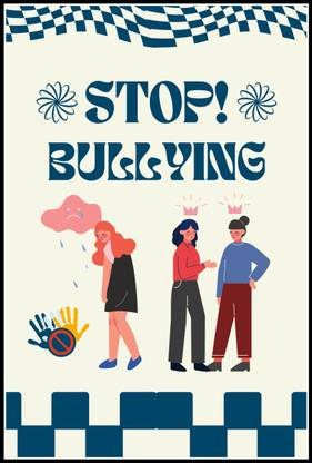 Stop Bullying Poster Wall Décor Poster Fine Art Print