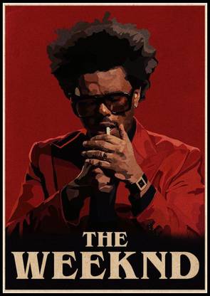 Stylish Retro Poster Paper Print