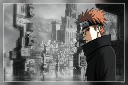 Naruto Shippuuden Uzumaki Nagato Naruto Akatsuki Pein Anime Series Matte Finish Poster Paper Print