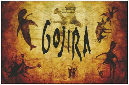 Poster Gojira Large Poster sl-8233 (Large Print, 36x24 Inches, Banner Media, Multicolor) Fine Art Print