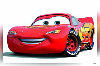 Lightning Mcqueen Cars Movie Matte Finish Poster Paper Print