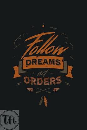 Quotes Posters, Unframed, with Double Sided Tape Paper Print