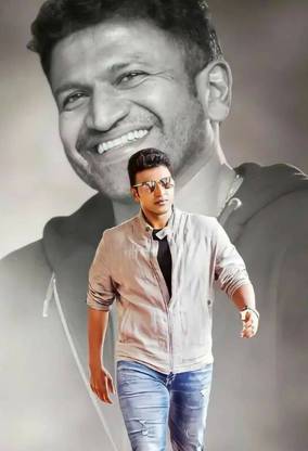 Poster Superstar Puneeth Rajkumar Sl-16427 (Wall Poster, 13x19 Inches, Matt Paper) Fine Art Print
