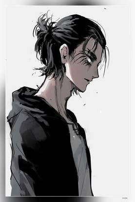 Eren Attack On Titan Eren Jaeger Eren Yeager Shingeki No Kyojin Matte Finish Poster Paper Print