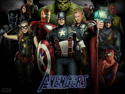 Movie The Avengers HD Wallpaper Background Paper Print Wall Poster Print on Art Paper 13x19 Inches Fine Art Print