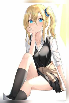 Anime Girls Hayasaka Ai Blonde Kaguya Sama Love Is War Hd Matte Finish Poster P-12872 Paper Print