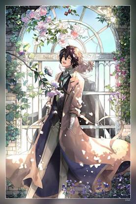 Dazai Osamu Bungou Stray Dogs Cute Hottest I Love Dazai Matte Finish Poster Paper Print
