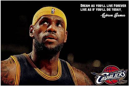 Lebron james quotes HD Wallpaper on Art Paper Fine Art Print