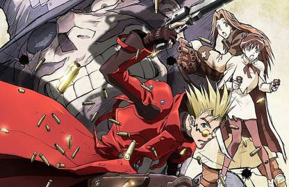 trigun anime manga vash the stampede Paper Print
