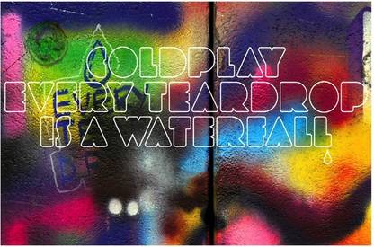 Coldplay 'Every Teardrop Is A Waterfall' Poster Paper Print