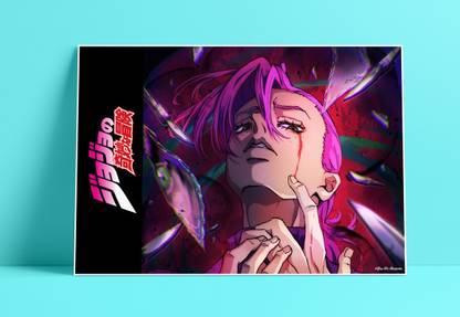 YAA - Stardust Crusaders : Jolyne Cujoh Anime Series Poster 06 (18inchx12inch) Photographic Paper