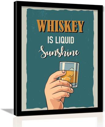 KOTART Bar Quotes For Living Room Office Décor Digital Reprint 14 inch x 11 inch Painting