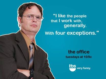 Dwight Schrute The Office Matte Finish Poster Paper Print