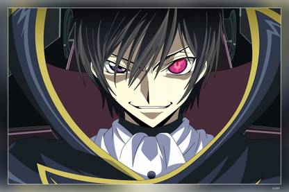 Code Geass Lelouch Lamperouge Boy Brunette Matte Finish Poster Paper Print