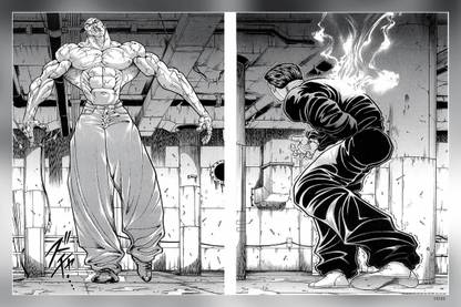 Baki The Grappler Anime Series Matte Finish Poster P-15122 Paper Print