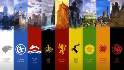 Game of Thrones ON FINE ART PAPER HD QUALITY WALLPAPER POSTER Fine Art Print