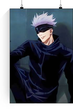 Gojo Satoru Cool Poster | Jujutsu Kaisen Gojo Anime Poster | Gojo Satoru Cool Wall Poster Paper Print