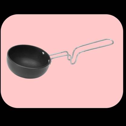 Shoppernation Durable Non Stick Tadka Fry Kadai Fry Kadai Size 10 Tadka Pan 12 cm diameter 0.2 L capacity