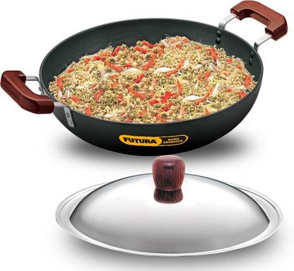 Hawkins Deep-Fry Pan, (AD75S) कढ़ाही 36 cm ढक्कन के साथ