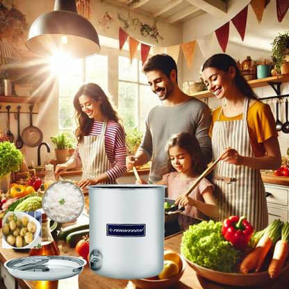 TENNYSON CONTAINER FOR 5 L PRESSURE COOKER Pot 18 cm diameter 2.7 L capacity with Lid
