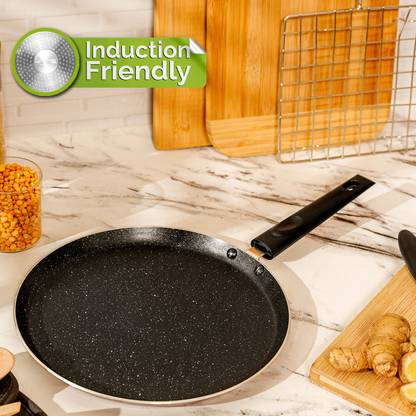 Supreme Cookware Induction Base Non Stick Dosa Tawa 26 cm diameter