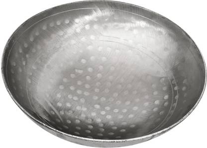 Ptr PTR Hand-Hammered Iron Kadhai | Food-Grade Iron Kadhai with Smooth Edges (4L) Kadhai 26 cm diameter 4 L capacity
