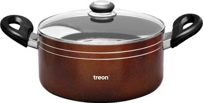 treon NONSTICK BIRYANI POT/ STEW POT / CAKE POT Pot 24 cm diameter 5 L capacity with Lid