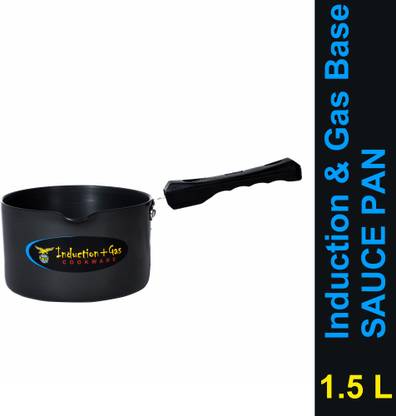 EAGLE Induction & Gas Bottom Hindalco Aluminium Sauce Pan 10 cm diameter 1.5 L capacity