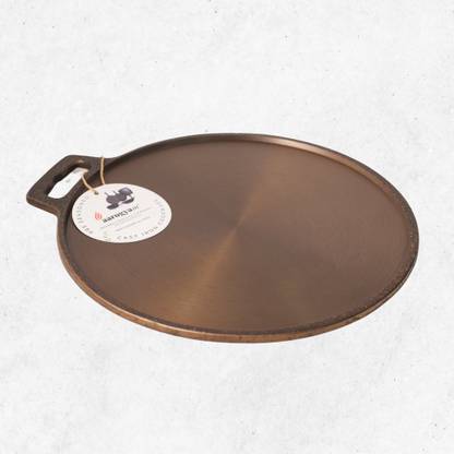 Aarogyam Cast Iron Dosa Tawa Single Handle 12 Inch Diameter Tawa 31 cm diameter