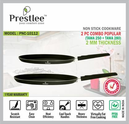 Sabari Prestlee PNC/10112 NonStick Cookware/Fry Pan Tawa/nonstick tawa pan/Tawa Set Tawa 28 cm diameter