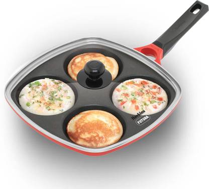 Hawkins Die-Cast Multi Snack Glass (DCMS30G) Sauce Pan 30 cm diameter with Lid 0.48 L capacity