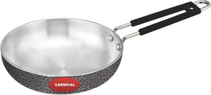 CARNIVAL Aluminium Coating Frypan/Dosa Tawa/Egg Pan Pure Virgin Aluminium Fry Pan 20 cm diameter 1 L capacity