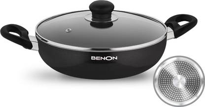 Benon Induction Base Kadhai 24 cm diameter with Lid 1.5 L capacity