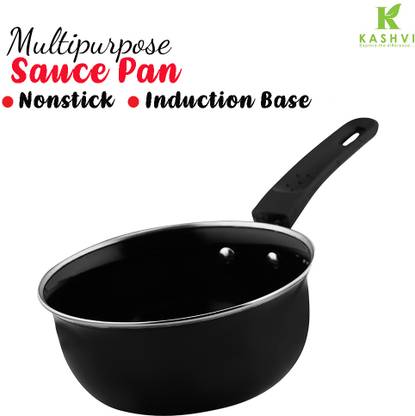 Kashvi Premium Big Sauce Pan Curry Pan 16 cm diameter 1 L capacity