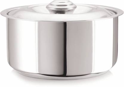 NEELAM Stainless Steel Sizzelling Hot Pot 8 cm diameter 1000 L capacity with Lid